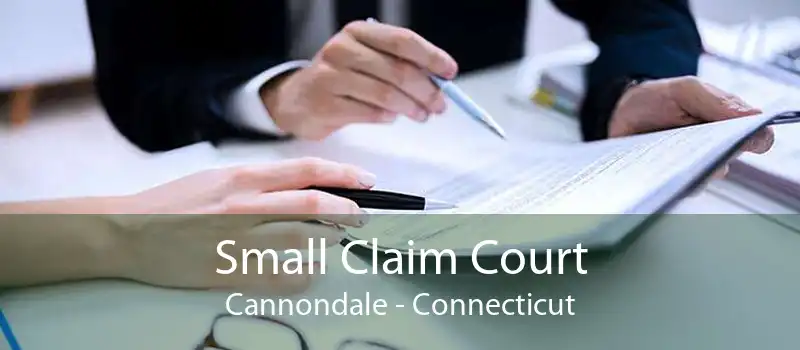 Small Claim Court Cannondale - Connecticut